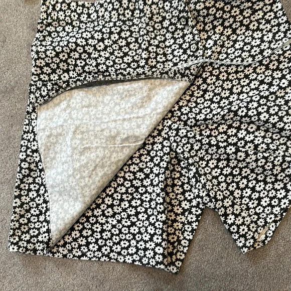 Paquette Skort And Vest Sēt Y2K Sunflower Vintage GUC M - Picture 6 of 9